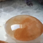 Limoniet kwarts handsteen