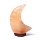 Zoutlamp in halve maan vorm