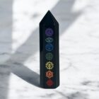 Obsidiaan Chakra Obelisk